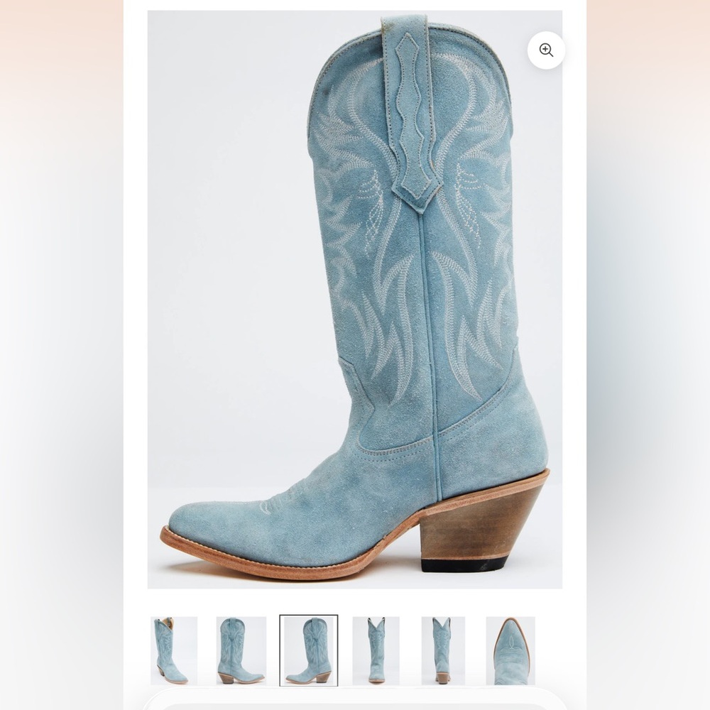 Idyllwind Light Blue Suede Western Boots